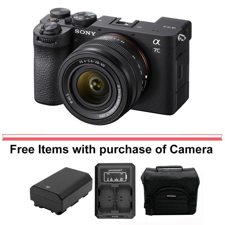 Sony Alpha a7C II Mirrorless Digital Camera with 28-60mm Lens (Black)